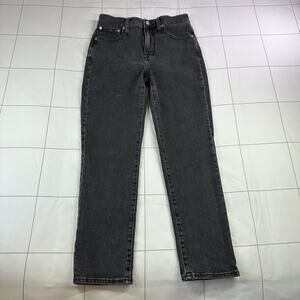 Madewell Jeans Womens 26 Washed Black Perfect Vintage Denim 5 Pocket Casual